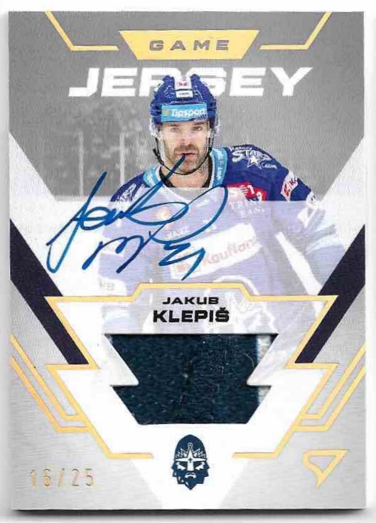 Auto Game Jersey JAKUB KLEPIŠ 23-24 SportZoo ELH Serie 2 /25