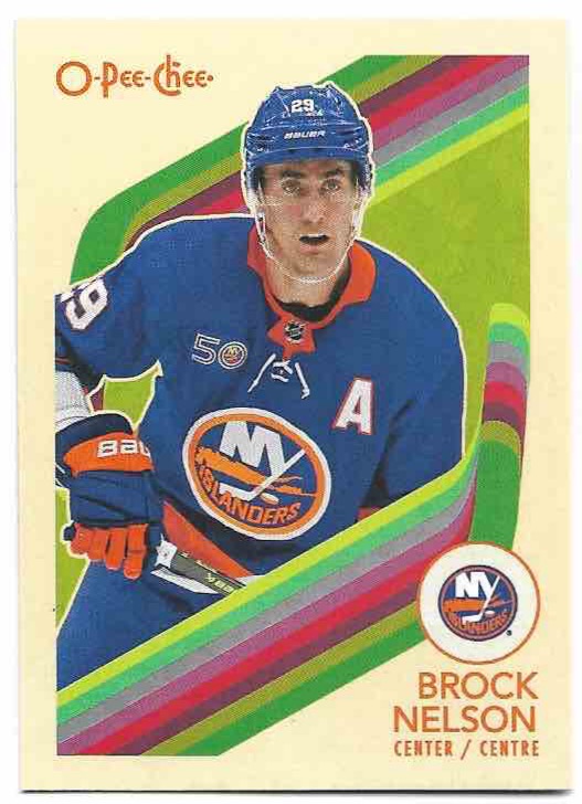 Retro BROCK NELSON 23-24 UD O-Pee-Chee OPC