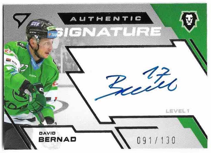 Auto Authentic Signature DAVID BERNAD 23-24 SportZoo ELH Serie 2 /130