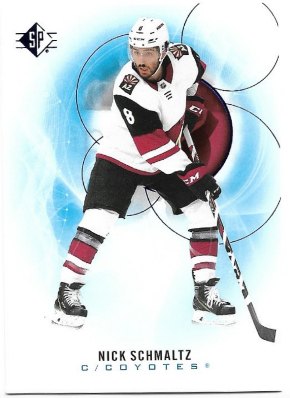 Blue NICK SCHMALTZ 20-21 UD SP Hockey