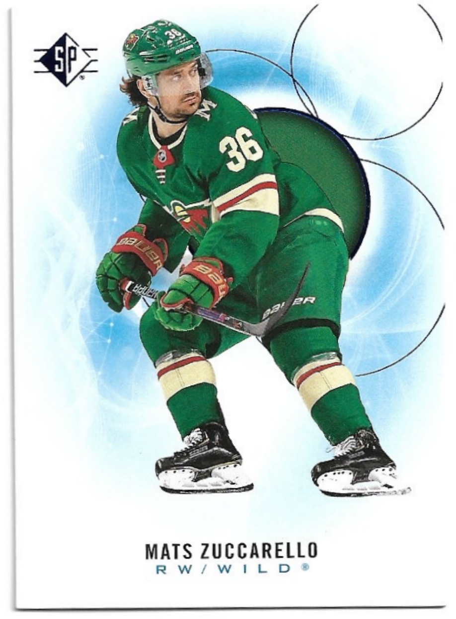 Blue MATS ZUCCARELLO 20-21 UD SP Hockey
