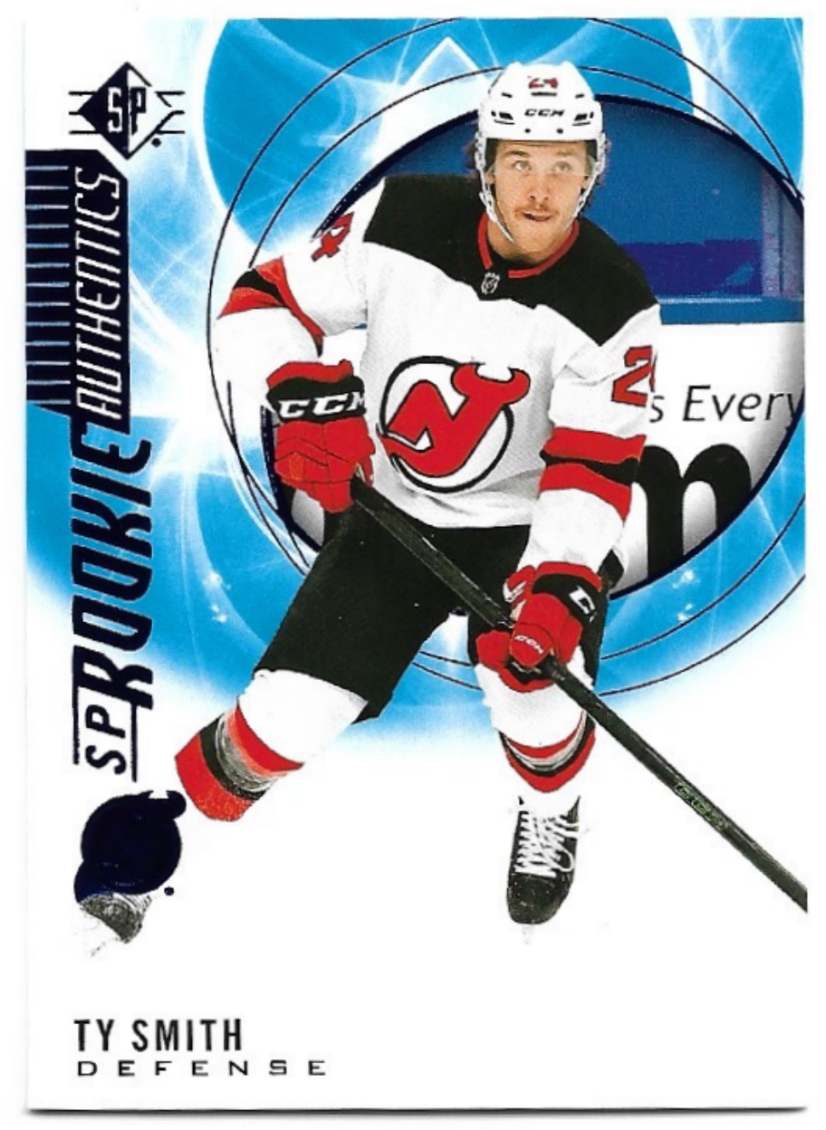 SP Rookie Authetics TY SMITH 20-21 UD SP Hockey