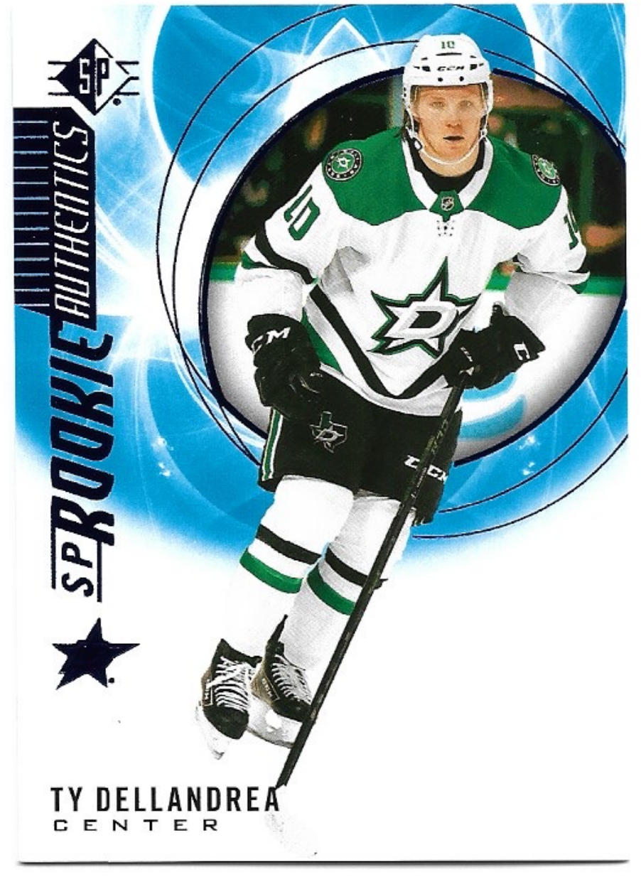 SP Rookie Authetics TY DELLANDREA 20-21 UD SP Hockey