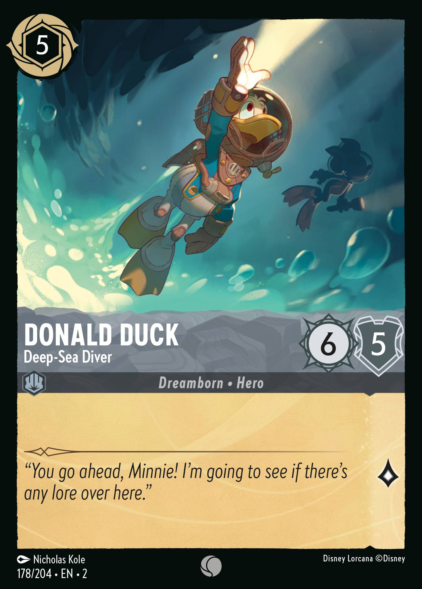 DONAL DUCK - Deep-Sea Diver