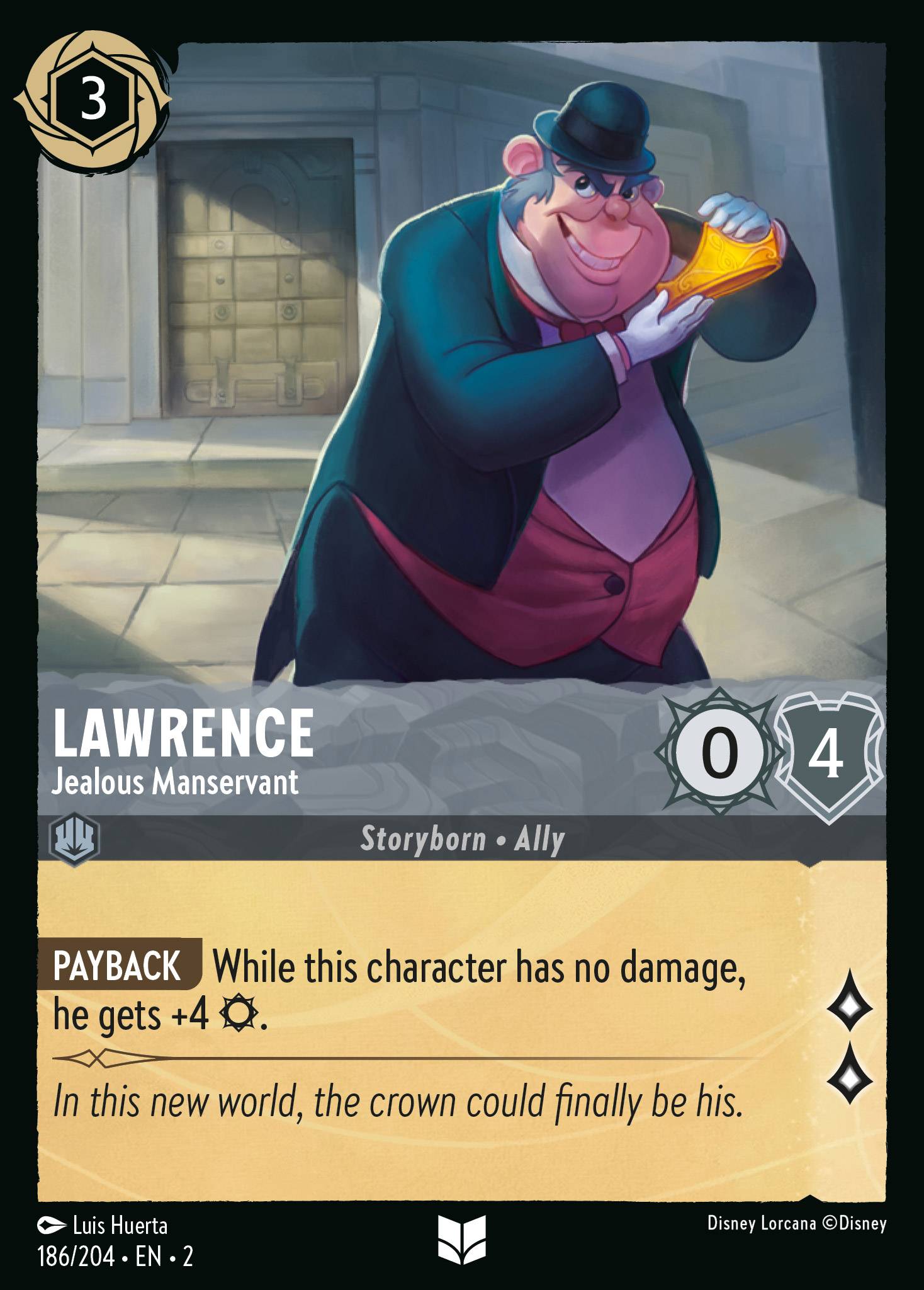 LAWRENCE - Jealous Manservant