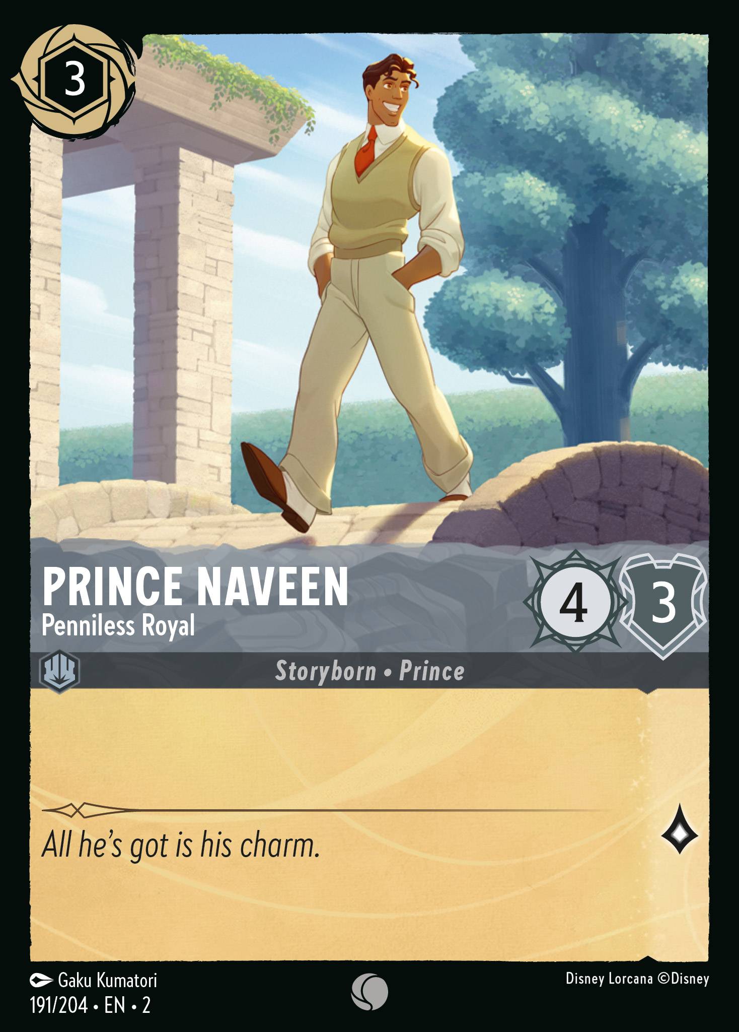 PRINCE NAVEEN - Penniless Royal
