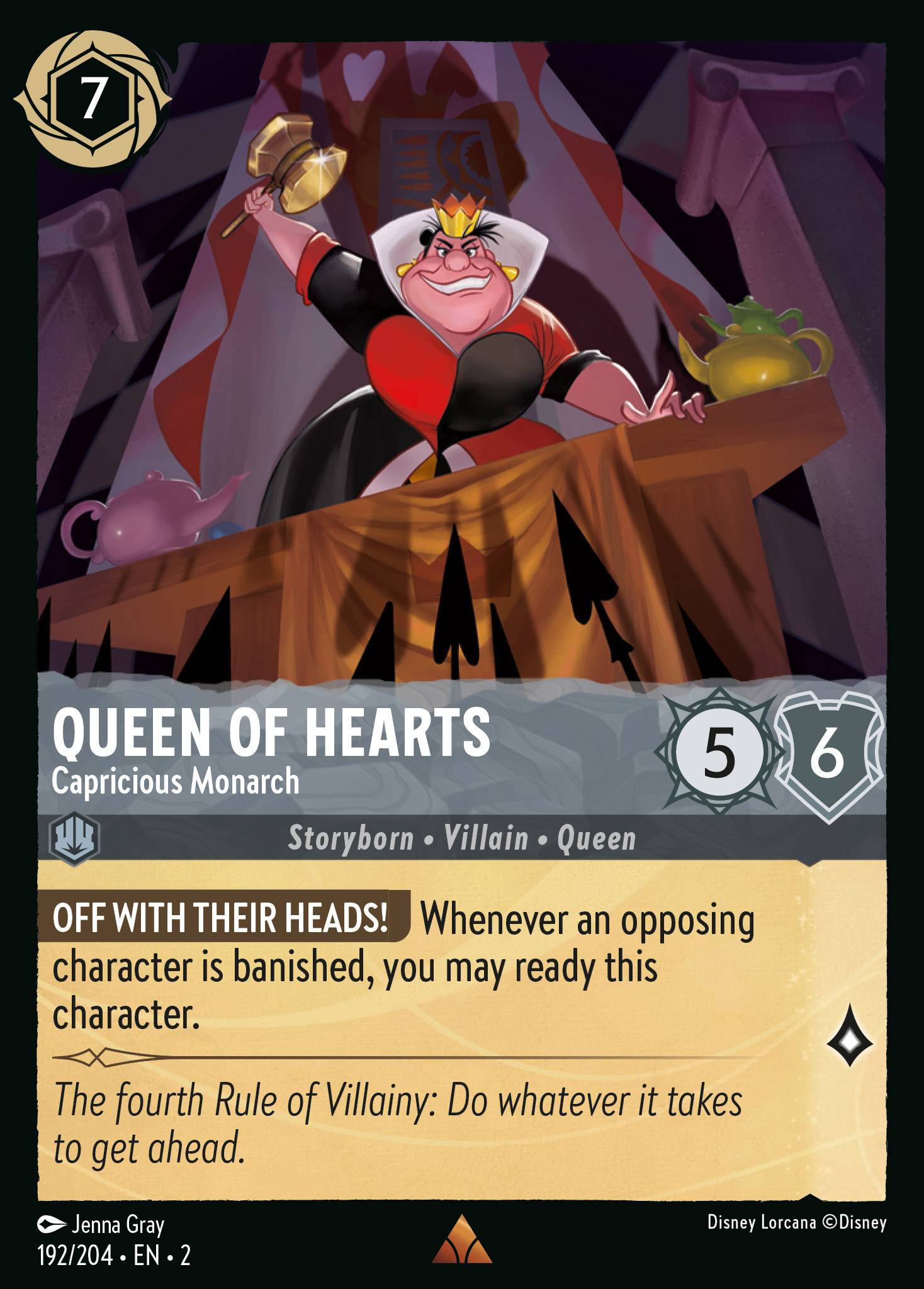 QUEEN OF HEARTS - Capricious Monarch