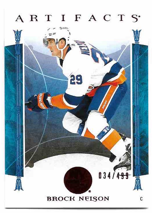 Ruby BROCK NELSON 22-23 UD Artifacts /499
