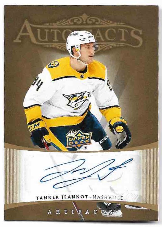 2005-06 Retro AutoFacts TANNER JEANNOT 22-23 UD Artifacts