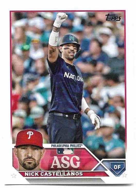 All-Star Game NICK CASTELLANOS 2023 Topps Update Series Baseball