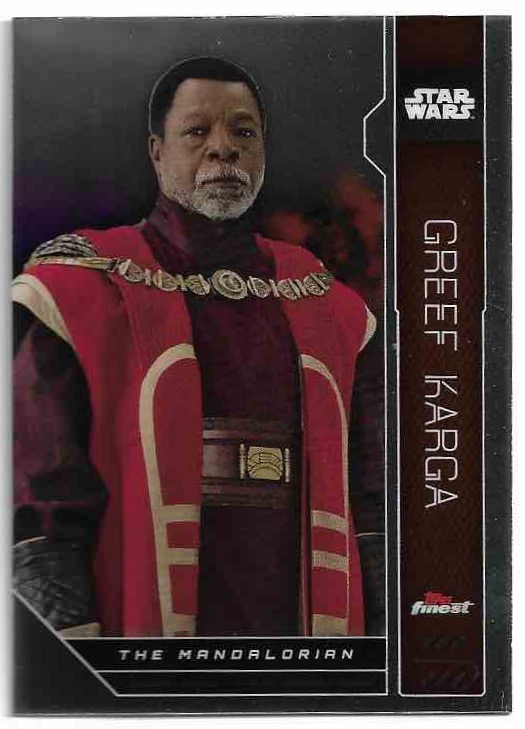 GREEF KARGA 2023 Topps Finest Star Wars