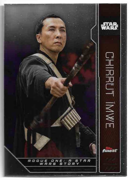 CHIRRUT IMWE 2023 Topps Finest Star Wars