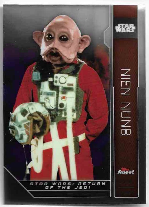 NIEN NUNB 2023 Topps Finest Star Wars