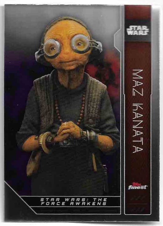 MAZ KANATA 2023 Topps Finest Star Wars