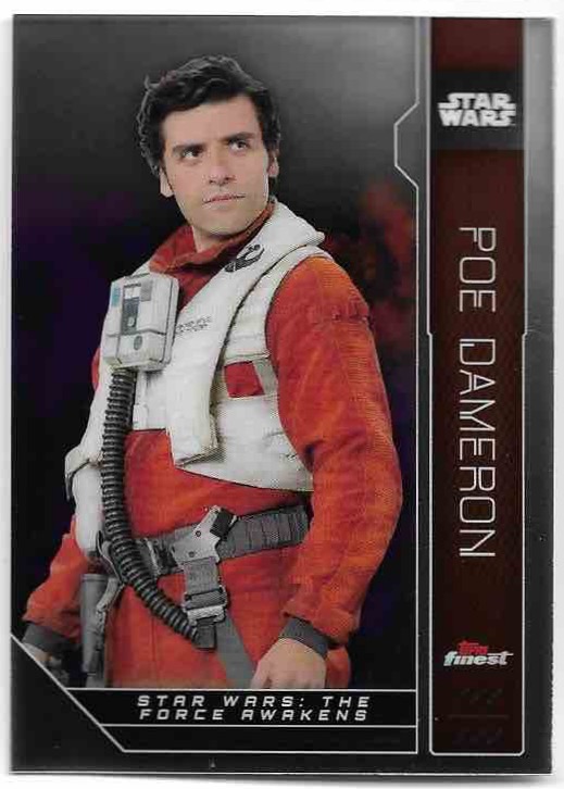 POE DAMERON 2023 Topps Finest Star Wars