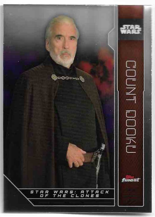 COUNT DOOKU 2023 Topps Finest Star Wars