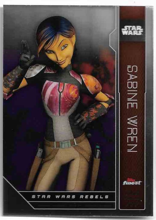 SABINE WREN 2023 Topps Finest Star Wars