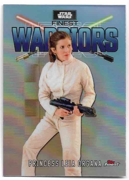 Warriors PRINCESS LEIA ORGANA 2023 Topps Finest Star Wars