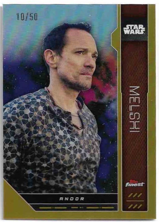 Gold Wave MELSHI 2023 Topps Finest Star Wars /50
