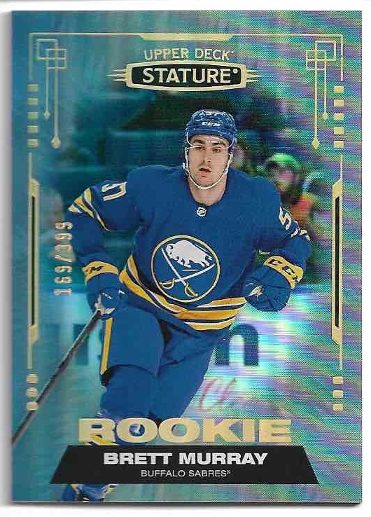 Rookie BRETT MURRAY 21-22 UD Stature /399