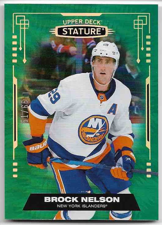 Photo Variation Green BROCK NELSON 21-22 UD Stature /66