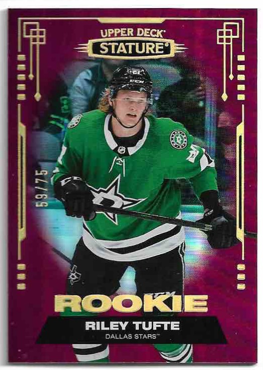 Rookie Red RILEY TUFTE 21-22 UD Stature /75