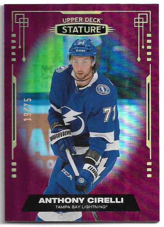 Red ANTHONY CIRELLI 21-22 UD Stature /75