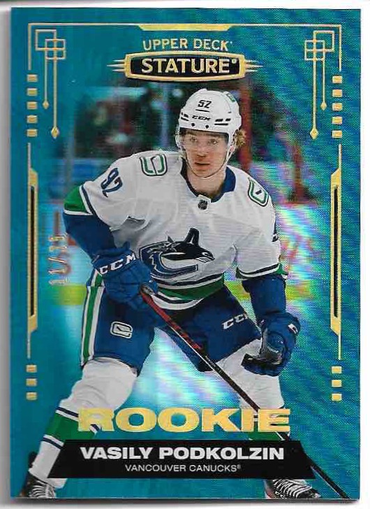Rookie Blue VASILY PODKOLZIN 21-22 UD Stature /15