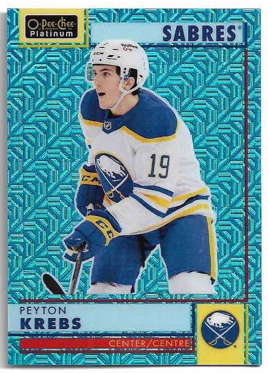 Blue Traxx Retro PEYTON KREBS 22-23 UD O-Pee-Chee OPC Platinum /199