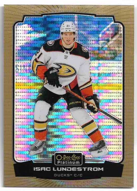 Seismic Gold ISAC LUNDESTROM 22-23 UD O-Pee-Chee OPC Platinum /50