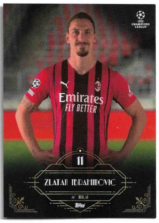 Iconic Elevens ZLATAN IBRAHIMOVIC 2021 Topps Deco UCL