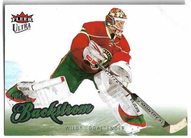 NIKLAS BACKSTROM 08-09 Fleer Ultra