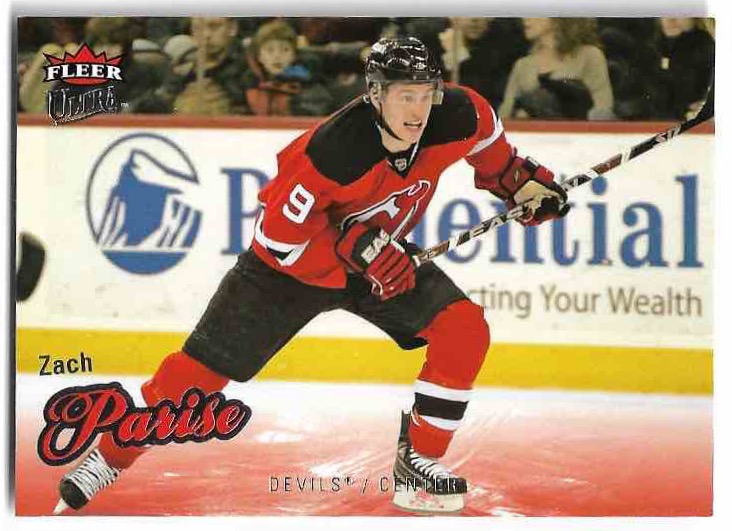 ZACH PARISE 08-09 Fleer Ultra