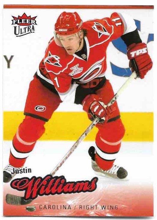 JUSTIN WILLIAMS 08-09 Fleer Ultra