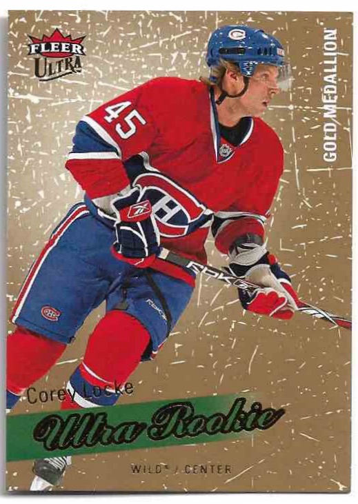 Rookie Ultra Gold Medallion COREY LOCKE 08-09 Fleer Ultra