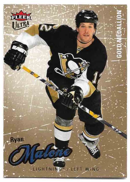 Gold Medallion RYAN MALONE 08-09 Fleer Ultra