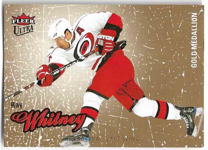 Gold Medallion RAY WHITNEY 08-09 Fleer Ultra