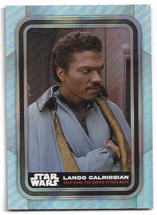 Rainbow Foil LANDO CALRISSIAN 2023 Topps Flagship Star Wars
