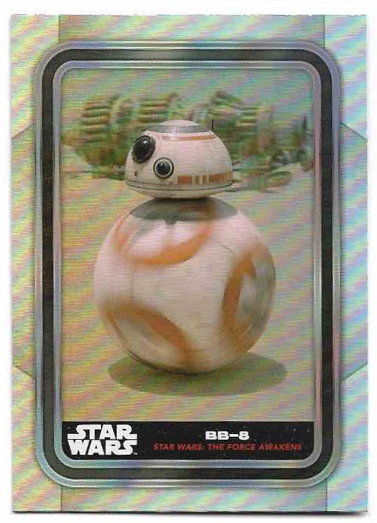 Rainbow Foil BB-8 2023 Topps Flagship Star Wars