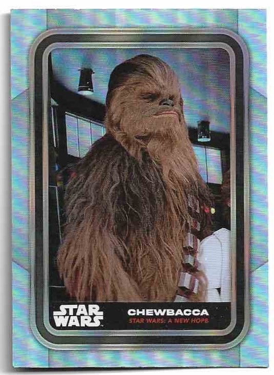 Rainbow Foil CHEWBACCA 2023 Topps Flagship Star Wars