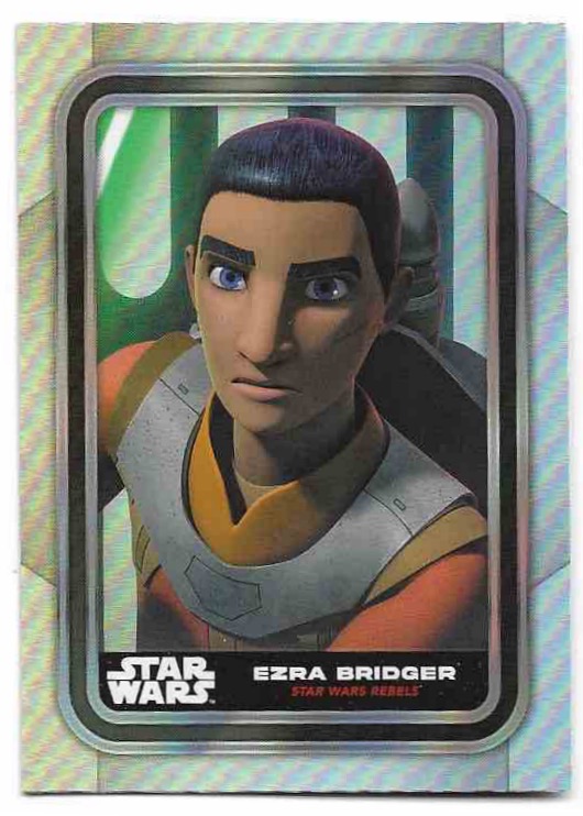 Rainbow Foil EZRA BRIDGER 2023 Topps Flagship Star Wars
