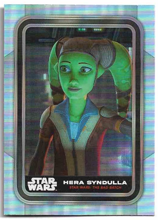 Rainbow Foil HERA SYNDULLA 2023 Topps Flagship Star Wars