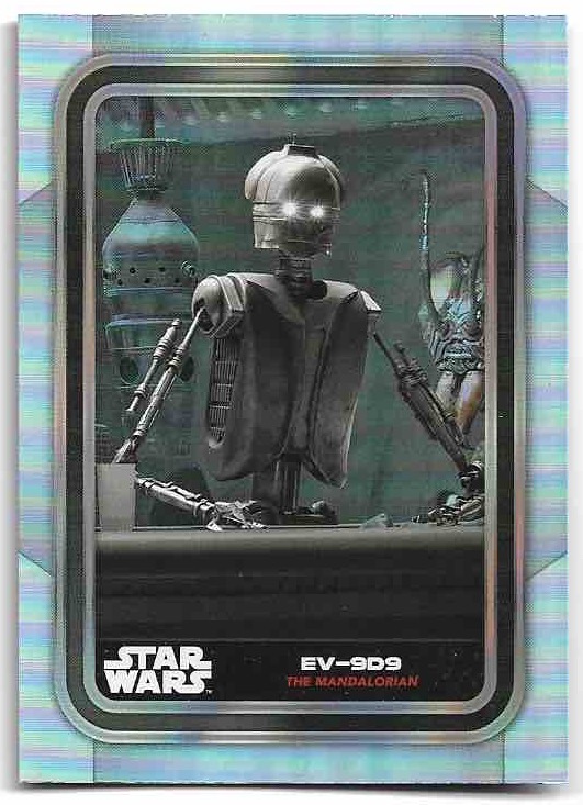 Rainbow Foil EV-9D9 2023 Topps Flagship Star Wars