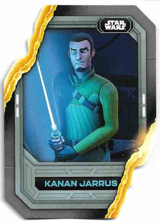 Die-Cut Lightsaber Stylings KANAN JARRUS 2023 Topps Flagship Star Wars