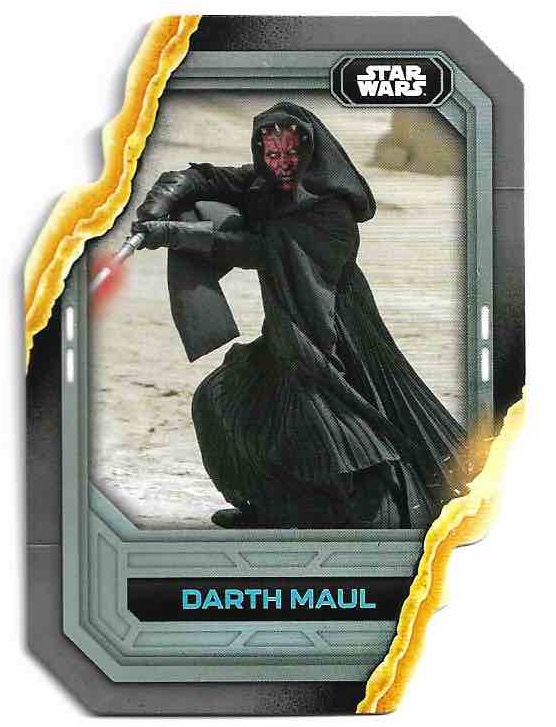 Die-Cut Lightsaber Stylings DARTH MAUL 2023 Topps Flagship Star Wars