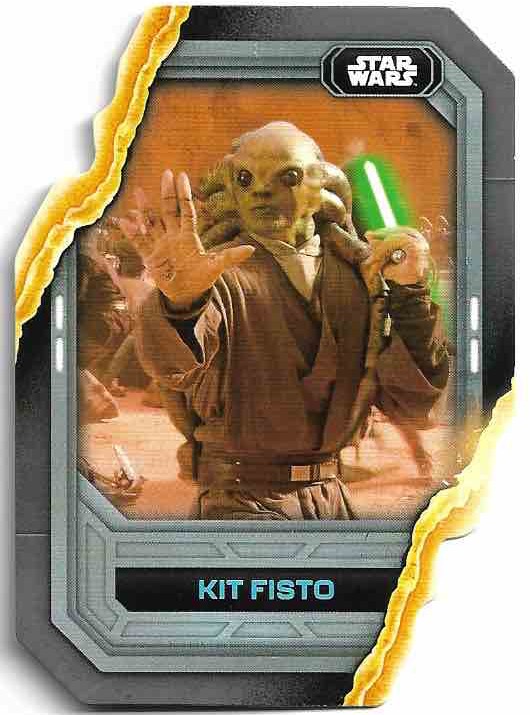 Die-Cut Lightsaber Stylings KIT FISTO 2023 Topps Flagship Star Wars