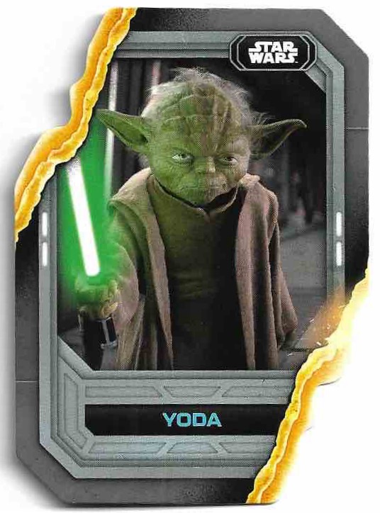 Die-Cut Lightsaber Stylings YODA 2023 Topps Flagship Star Wars