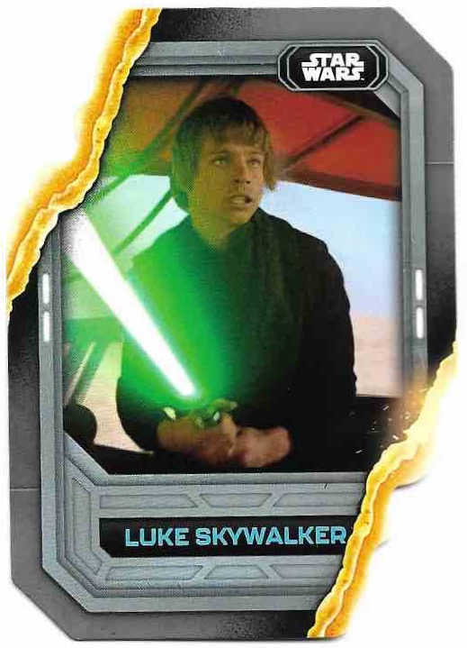 Die-Cut Lightsaber Stylings LUKE SKYWALKER 2023 Topps Flagship Star Wars