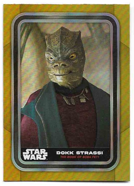 Gold Foilboard DOKK STRASSI 2023 Topps Flagship Star Wars