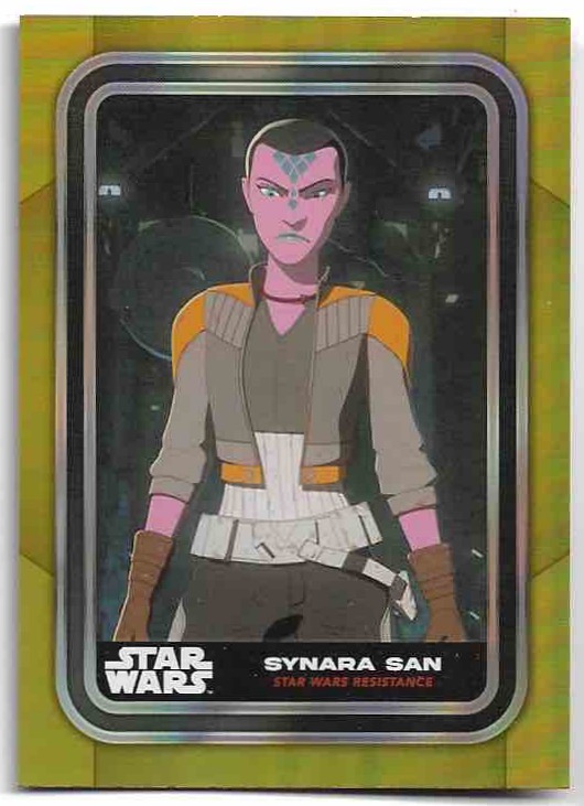 Gold Foilboard SYNARA SAN 2023 Topps Flagship Star Wars
